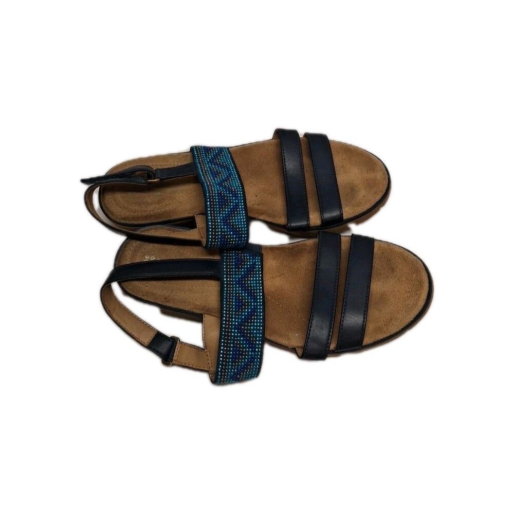 Naturalizer N5 Comfort Womens Sandals Open Toe Size 6M blue